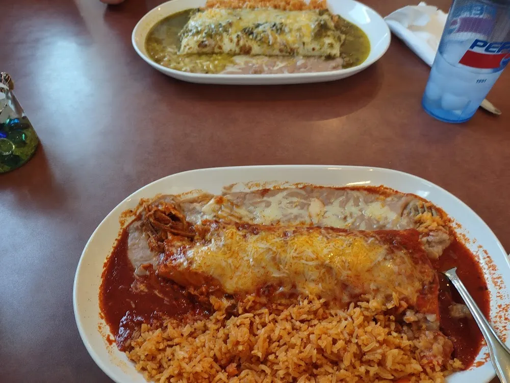 Chile Verde Burrito Plate
