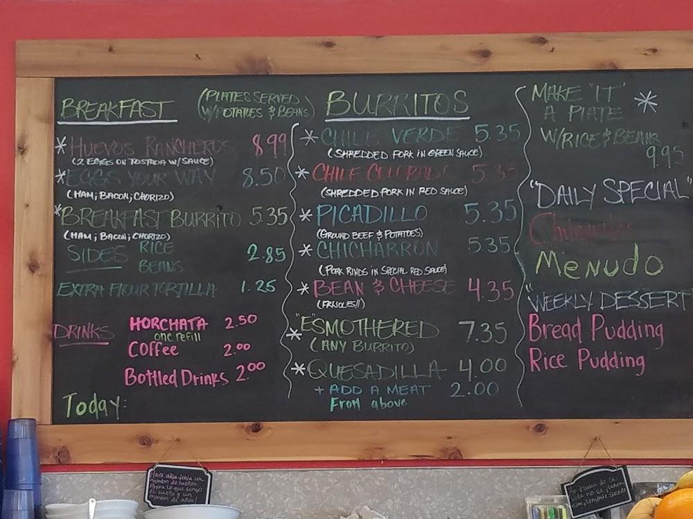 Rosa's Cafe Menu image 4